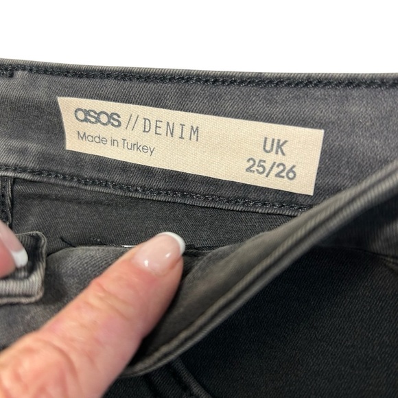 NWT ASOS Black Skinny Jeans Sz 26 - Picture 8 of 12